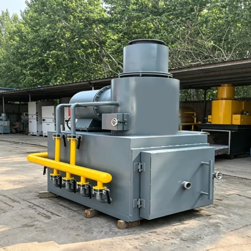 Incinerador de eliminación de desechos médicos de 50 kg